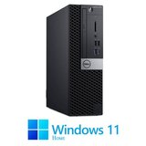 Calculator Dell OptiPlex 7070 SFF, Hexa Core i5-9500, 16GB DDR4, SSD, Win 11 Home